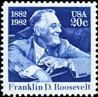 Scott 1950<br />20c Franklin Roosevelt<br />Pane Single<br /><span class=quot;smallerquot;>(reference or stock image)</span>