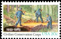 Scott 2037<br />20c Civilian Conservation Corps<br />Pane Single<br /><span class=quot;smallerquot;>(reference or stock image)</span>