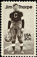 Scott 2089<br />20c Jim Thorpe<br />Pane Single<br /><span class=quot;smallerquot;>(reference or stock image)</span>