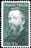 Scott 2094<br />20c Herman Melville<br />Pane Single<br /><span class=quot;smallerquot;>(reference or stock image)</span>