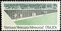 Scott 2109<br />20c Vietnam Veterans Memorial<br />Pane Single<br /><span class=quot;smallerquot;>(reference or stock image)</span>