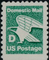 Scott 2113<br />(22c) Rate Change D - Green Eagle (VB)<br />Booklet Pane Single<br /><span class=quot;smallerquot;>(reference or stock image)</span>