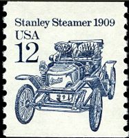 Scott 2132<br />12c Stanley Steamer 1909<br />Coil Single; Overall Tag<br /><span class=quot;smallerquot;>(reference or stock image)</span>