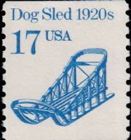 Scott 2135<br />17c Dog Sled 1920s (Coil)<br />Coil Single<br /><span class=quot;smallerquot;>(reference or stock image)</span>