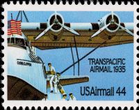 Scott C115<br />44c China Clipper 50th Anniversary<br />Pane Single<br /><span class=quot;smallerquot;>(reference or stock image)</span>