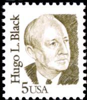 Scott 2172<br />5c Hugo L. Black<br />Pane Single; Dark-olive-green; Large Block Tag<br /><span class=quot;smallerquot;>(reference or stock image)</span>