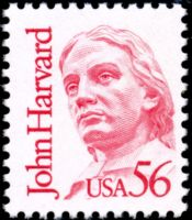 Scott 2190<br />56c John Harvard<br />Pane Single; Large Block Tag<br /><span class=quot;smallerquot;>(reference or stock image)</span>