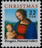 Scott 2244<br />22c Madonna and Child<br />Pane Single<br /><span class=quot;smallerquot;>(reference or stock image)</span>