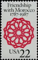 Scott 2349<br />22c U.S. / Morocco Diplomatic Relations Bicentennial<br />Pane Single<br /><span class=quot;smallerquot;>(reference or stock image)</span>