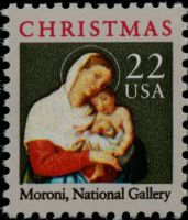 Scott 2367<br />22c Madonna and Child<br />Pane Single<br /><span class=quot;smallerquot;>(reference or stock image)</span>