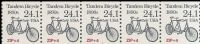 Scott 2266<br />24.1c Tandem Bicycle 1890s - Bureau Precancel [ZIP + 4]<br />PNC5 - Plate 1<br /><span class=quot;smallerquot;>(reference or stock image)</span>