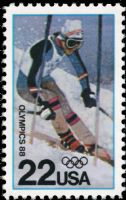 Scott 2369<br />22c XV Olympic Winter Games: 1988<br />Pane Single<br /><span class=quot;smallerquot;>(reference or stock image)</span>
