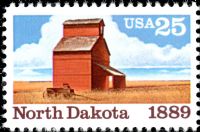 Scott 2403<br />25c North Dakota Statehood Centennial<br />Pane Single<br /><span class=quot;smallerquot;>(reference or stock image)</span>
