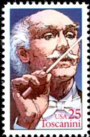 Scott 2411<br />25c Arturo Toscanini<br />Pane Single<br /><span class=quot;smallerquot;>(reference or stock image)</span>