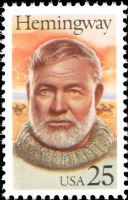 Scott 2418<br />25c Hemingway<br />Pane Single<br /><span class=quot;smallerquot;>(reference or stock image)</span>