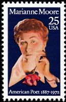 Scott 2449<br />25c Marianne Moore<br />Pane Single<br /><span class=quot;smallerquot;>(reference or stock image)</span>