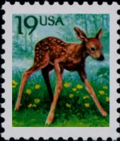 Scott 2479<br />19c Fawn<br />Pane Single; Overall Tag<br /><span class=quot;smallerquot;>(reference or stock image)</span>