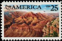 Scott 2512<br />25c Pre-Columbian - Grand Canyon<br />Pane Single<br /><span class=quot;smallerquot;>(reference or stock image)</span>