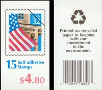 Scott BK227A<br />$4.80 | 32c Flag Over Porch<br />Booklet<br /><span class=quot;smallerquot;>(reference or stock image)</span>
