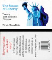 Scott BK280<br />-$6.80 | Rate Change - Statue of Liberty<br />Booklet<br /><span class=quot;smallerquot;>(reference or stock image)</span>