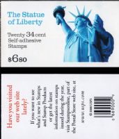 Scott BK283<br />$6.80 | 34c Statue of Liberty<br />Booklet<br /><span class=quot;smallerquot;>(reference or stock image)</span>