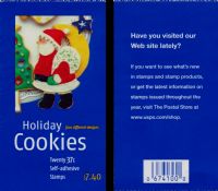 Scott BK299<br />$7.40 | 37c Holiday Cookies<br />Booklet<br /><span class=quot;smallerquot;>(reference or stock image)</span>
