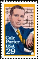 Scott 2550<br />29c Cole Porter<br />Pane Single<br /><span class=quot;smallerquot;>(reference or stock image)</span>