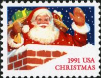 Scott 2579<br />(29c) Santa Claus in Chimney<br />Pane Single<br /><span class=quot;smallerquot;>(reference or stock image)</span>