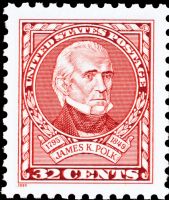 Scott 2587<br />32c James Polk Birth Bicentennial<br />Pane Single<br /><span class=quot;smallerquot;>(reference or stock image)</span>
