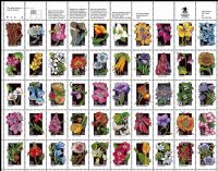 Scott 2647-2696<br />29c Wildflowers<br />Pane of 50 #2696a (50 designs)<br /><span class=quot;smallerquot;>(reference or stock image)</span>