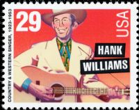 Scott 2723A<br />29c Hank Williams<br />Pane Single<br /><span class=quot;smallerquot;>(reference or stock image)</span>