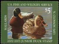 Scott JDS10<br />$5.00 Mallards (2002-2003)<br />Pane Single<br /><span class=quot;smallerquot;>(reference or stock image)</span>
