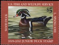 Scott JDS17<br />$5.00 Wood Duck (2009-2010)<br />Pane Single<br /><span class=quot;smallerquot;>(reference or stock image)</span>