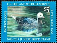 Scott JDS26<br />$5.00 Emperor Goose (2018-2019)<br />Pane Single<br /><span class=quot;smallerquot;>(reference or stock image)</span>
