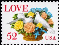 Scott 2815<br />52c Love: Basket and Doves<br />Pane Single<br /><span class=quot;smallerquot;>(reference or stock image)</span>