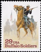 Scott 2818<br />29c Buffalo Soldiers<br />Pane Single<br /><span class=quot;smallerquot;>(reference or stock image)</span>