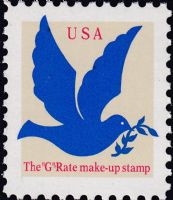 Scott 2877<br />(3c) Dove Makeup - Bright-blue<br />Pane Single<br /><span class=quot;smallerquot;>(reference or stock image)</span>