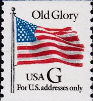 Scott 2889<br />(32c) Rate Change Black G-Old Glory<br />Coil Single; Grainy Tag<br /><span class=quot;smallerquot;>(reference or stock image)</span>