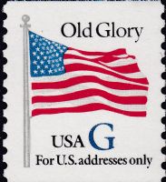 Scott 2890<br />(32c) Rate Change Blue G-Old Glory (Coil)<br />Coil Single<br /><span class=quot;smallerquot;>(reference or stock image)</span>