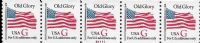 Scott 2891<br />(32c) Rate Change Red G-Old Glory<br />PNC5 - Plate S1111<br /><span class=quot;smallerquot;>(reference or stock image)</span>