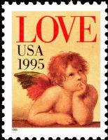 Scott 2948<br />(32c) Love: Cherub<br />Pane Single<br /><span class=quot;smallerquot;>(reference or stock image)</span>