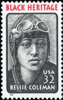 Scott 2956<br />32c Bessie Coleman<br />Pane Single<br /><span class=quot;smallerquot;>(reference or stock image)</span>