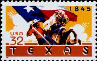 Scott 2968<br />32c Texas Statehood<br />Pane Single<br /><span class=quot;smallerquot;>(reference or stock image)</span>