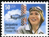 Scott 3066<br />50c Jacqueline Cochran<br />Pane Single<br /><span class=quot;smallerquot;>(reference or stock image)</span>