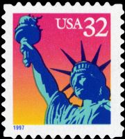 Scott 3122<br />32c Statue of Liberty (CB)<br />Convertible Booklet/Booklet Pane Single<br /><span class=quot;smallerquot;>(reference or stock image)</span>