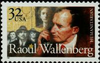 Scott 3135<br />32c Raoul Wallenberg<br />Pane Single<br /><span class=quot;smallerquot;>(reference or stock image)</span>