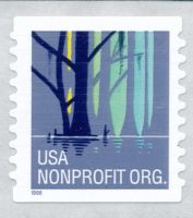 Scott 3207A<br />(5c) Wetlands - 1998 - NONPROFIT ORG.<br />Coil Single; Small Date<br /><span class=quot;smallerquot;>(reference or stock image)</span>