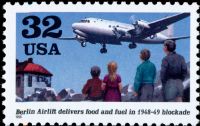 Scott 3211<br />32c Berlin Airlift<br />Pane Single<br /><span class=quot;smallerquot;>(reference or stock image)</span>