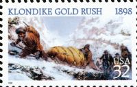 Scott 3235<br />32c Klondike Gold Rush<br />Pane Single<br /><span class=quot;smallerquot;>(reference or stock image)</span>