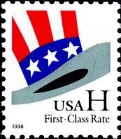 Scott 3260<br />(33c) Rate Change - Uncle Sams Hat<br />Pane Single<br /><span class=quot;smallerquot;>(reference or stock image)</span>